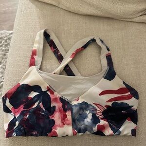 Lululemon Athletica Floral Sports Bra